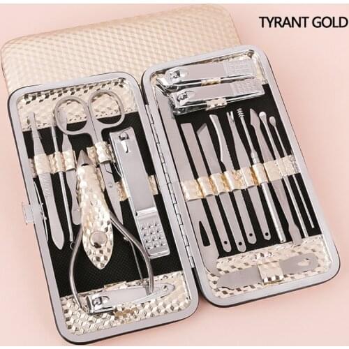 Manicure Nail Clippers Set Stainless Steel Portable Nail Cutter Supplies for Professionals Nail Accessories Tool Nail Scissors