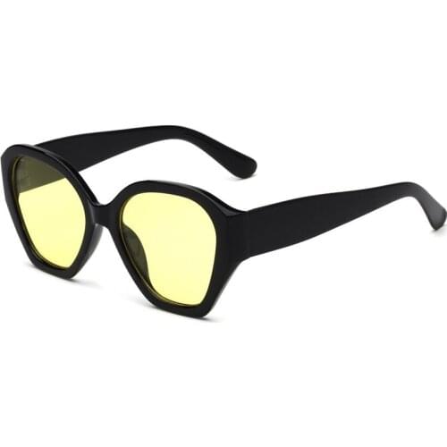 New 15972 Vintage Unisex Sunglasses Stylish Oversize Sun Glasses Resin Lens Large Frame Anti Ultraviolet Hardening Eyewear