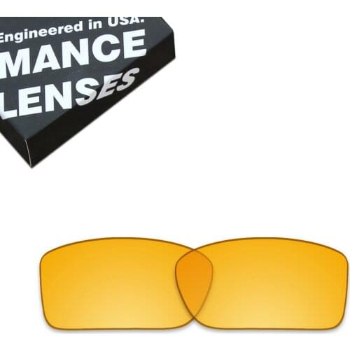 ToughAsNails Resist Seawater Corrosion Replacement Lenses for Oakley Double Edge Sunglasses Clear Yellow