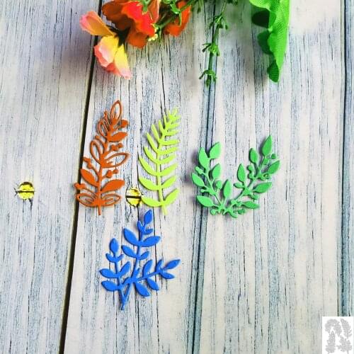 New Spring Leaf Scrapbooking Cutting Dies Embossed Knife Punch Template for DIY Paper Album Photo Cards Making Dies Cut Die