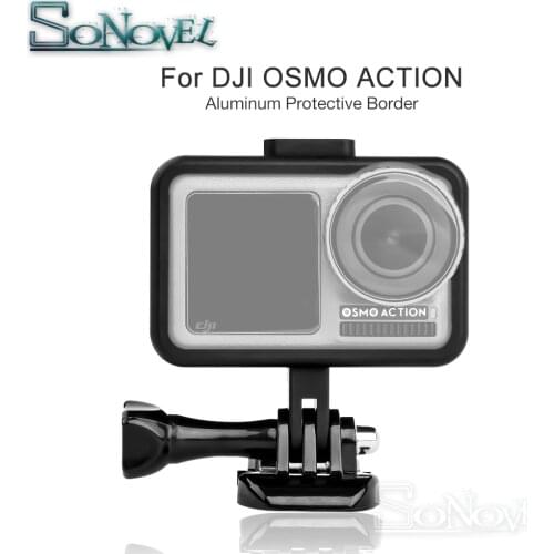 Aluminum Alloy Protective Frame OSMO Action Shell Housing Frame Case For DJI Osmo Action Camera Mount Holder Adapter accessories