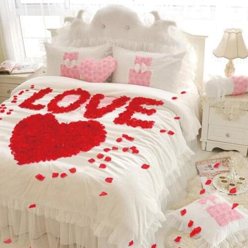 1000pcs Valentines Day Wedding Petals Artificial Simulation Flowers Petals Decor Romantic Wedding Valentines Day DIY Supplies