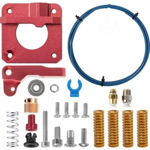 3D Printer Kit with 2M Capricorn Premium XS Bowden Tubing, Upgraded Metal MK-8 Feeder Extruder Frame kit,Ender 3/3 Pro/5 CR-10