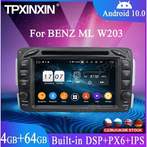 Android 10 DSP Car DVD Player GPS Navigation For Mercedes Benz ML W203 Multimedia Player Car Head Unit Auto Radio Tape Recorder