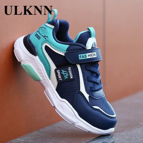 ULKNN KIDS Casual Shoes Lightweight Running Young STUDENTS 2020 New Style Punched Sheet Surface Sports BOYS Shoe