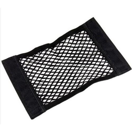 DHL 500pcs Seat Elastic String Net Mesh Storage Bag Pocket Organizer Seat Back Bag 40*25cm