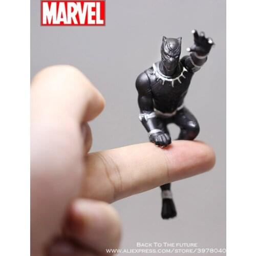 Disney Marvel Avengers Black Panther Deadpool 2 Action Figure Model Anime Mini Doll Decoration PVC Collection Figurine Toy model