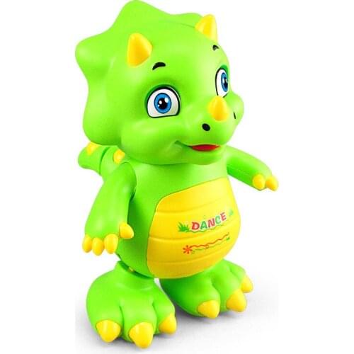 Electric Robot Pets Animal Dinosaur Tyrannosaurus Walking Music Light Dancing Funny Toys For Kids Gift