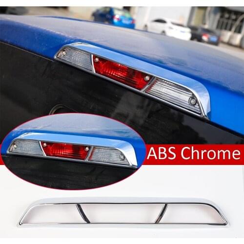 Chrome ABS Exterior High Brake Light Decorative Trim Fit For Ford F150 2015-2020