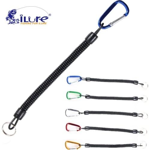 ILure 5 pcs/lot Fishing Lanyards Multicolor Ropes14g Secure Pliers Lip Grips Tackle Fish Tools Fishing Accessory telephone wire