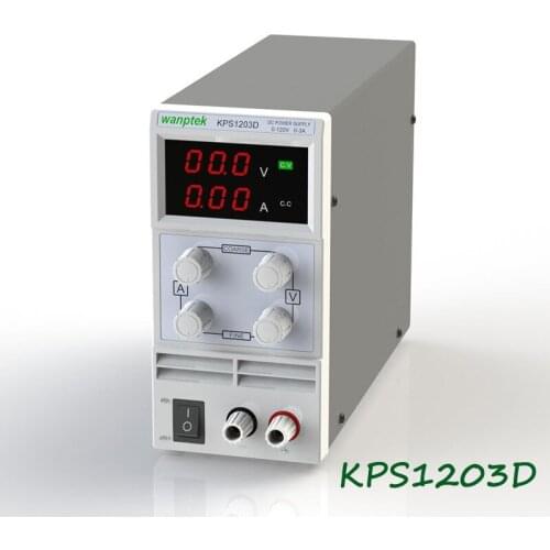KPS1203D Adjustable High precision digital LED display switch DC Power Supply 120V 3A