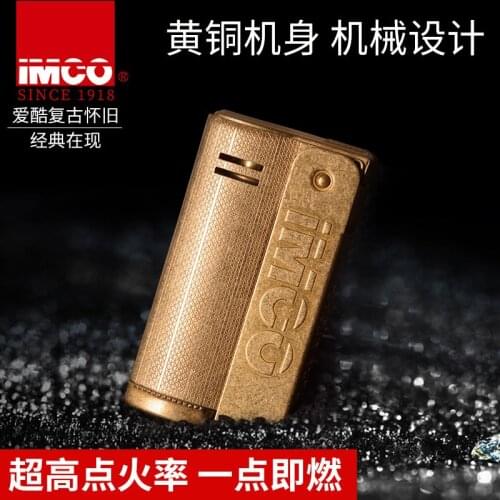 MCO6800 pure copper lighter original copper knurled retro trench kerosene engine classic brass windbreak lighter
