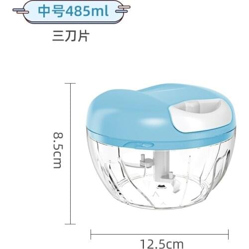 Mini Mashed Garlic Manual Garlic Crusher Mashed Garlic Artifact Hand Pull Pull Mashed Garlic Cutting and Pressing Minced Garlic
