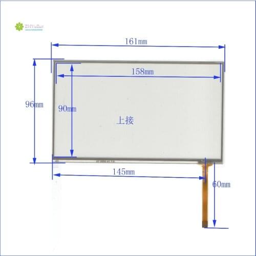 NEW AT 0806 A1 7inch 4lines resistance touch screen panel 161mm*96mm TouchSensor FreeShipping 161*96 BE0806A