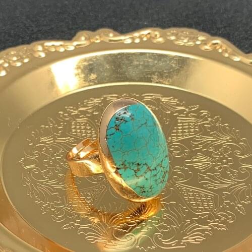 Charm Natural Stone Fashion Vintage Water Droplets Rings for the Women Adjustable Couples Crystal Rings Gifts Ring Set