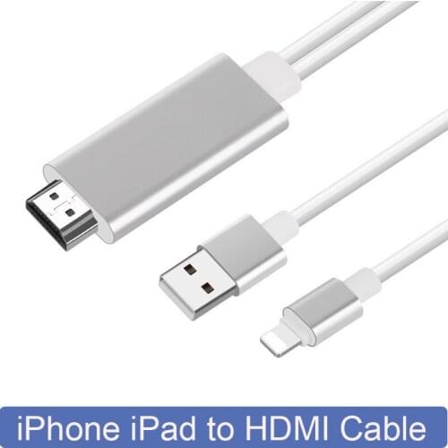 Hdmi Extender for Lightning to Hdmi Cable HDTV USB AV Adapter Audio Video Conveter USB Hdmi Adapter for iPhone XR X 8 7 6 Hdmi