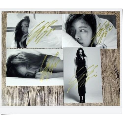 Signed Kim Hyun A autographed photo Following 6 inches freeshipping 092017