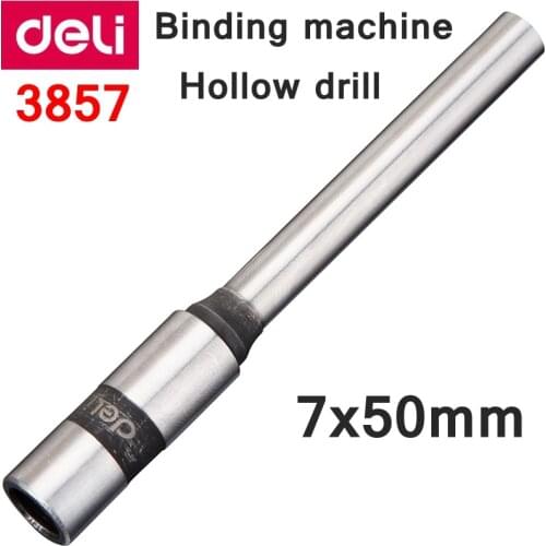 [ReadStar] 1PCS Deli 3857 Revit binding machine hollow drill hollow bit 7x50mm binding machine suppliers hole driller