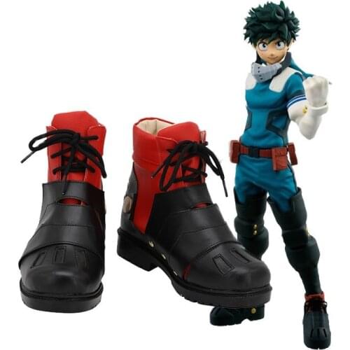 Unisex Anime Cos My Hero Academia Midoriya Izuku Cosplay Costumes Boots Custom Made