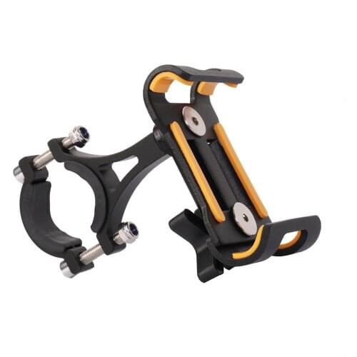 Universal Motorcycle Bicycle Phone Holder Aluminum Alloy Bike Handlebar Stand Mount 3.5-6.5"
