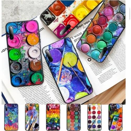 Watercolors Set Paint Palette Phone Case For Redmi Note 6 8 9 10 Pro 10 9s 8t 7 5A 5 4 4x Silicone Cover