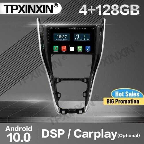 128G Carplay Car Radio 2 Din Stereo Receiver Android For Toyota Harrier 2013 2014 2015 2016 2017 IPS GPS Player Audio Head Unit