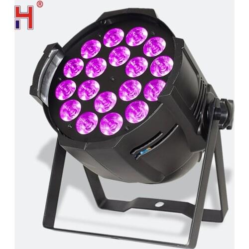 18x12W RGBW 4IN1 Luce Della Lavata Di Lusso Controller DMX Led Flat Par Luci Dj