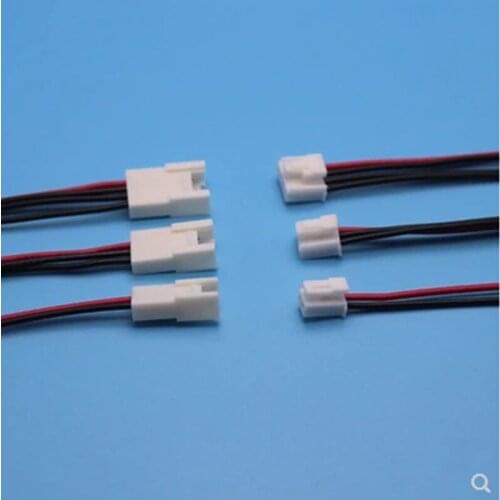 2 sets male female terminals connectors with wire 15cm 2.0mm space pitch