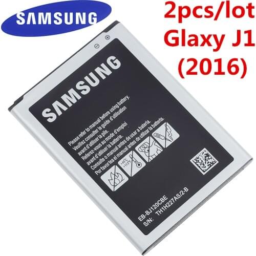 2pcs/lot Original Battery for SAMSUNG Galaxy Express 3 J1 2016 Battery J120 SM-J120A SM-J120F J120h EB-BJ120CBE 2050mAh