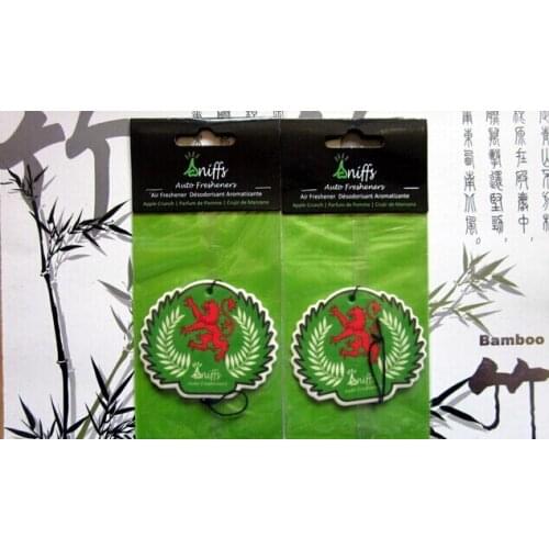 Free Shipping Via Fedex or DHL , Wholesale Paper Air Freshener , Hanging Paper Perfume