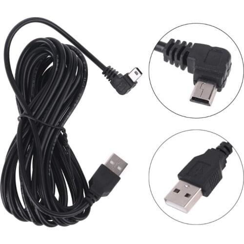 3.5m Car Camera DVR Power Cable Charger Adapter for Dash Cam Output 5V/2A Mini Micro USB