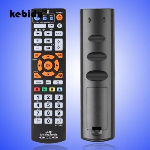 Kebidu L336 Copy Smart IR Remote Control with learn Function 3 Pages Controller For TV CBL DVD SAT learning