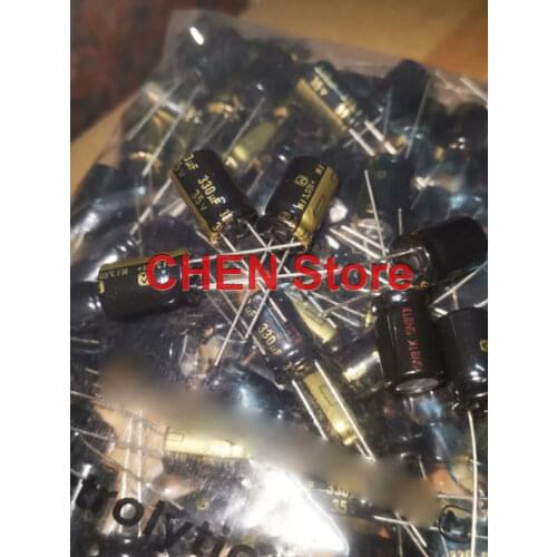 20PCS matsushita capacitor FM Series 35V330UF 10X16MM ultra low internal resistance Electrolytic Capacitor 330UF 35V