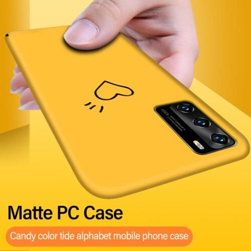 Ultra-thin Colorful Matte Hard PC Phone Case For Huawei P40 P30 P20 lite Mate 30 20 10 Pro Honor 8 Cute Shockproof Frosted Cover