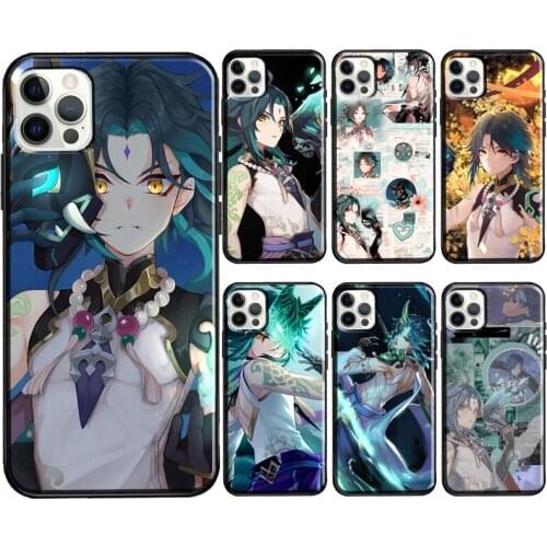 Xiao Genshin Impact Soft Case For iPhone 11 12 Pro Max 12 Mini 6S 7 8 Plus SE 2020 XS Max X XR Phone Coque