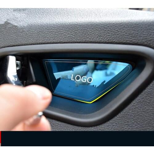 Stainless Steel Interior Handle Bowl Cover For Ford Escort 2016 17 2018 AAA144