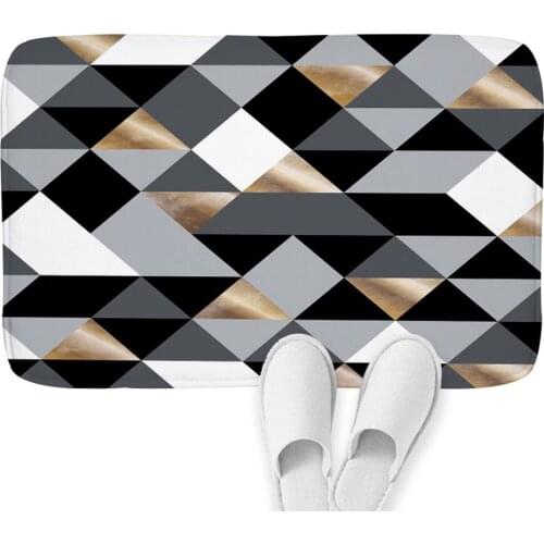 Nordic Stripe Non-slip Home Kitchen Mat Pad Geometric Bathroom Floor Carpet Outdoor Doormat Hallway Porch Corridor Rug Keukenmat