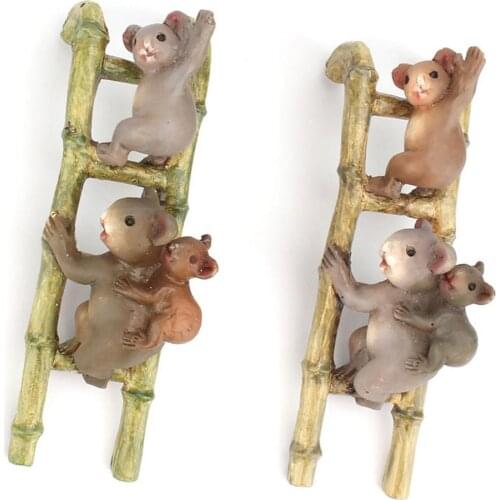 Climbing Ladder Animal Resin Ornament Garden Plant Pot Decoration Cute Animal Crafts Desk Small Ornaments Flower Pot Accessories