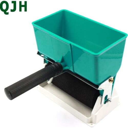 Woodworking Portable Adjustable Manual Trough Glue Applicator 180mL&320mL Glue Rolling machine Leather Tools With Stand 3" 6"