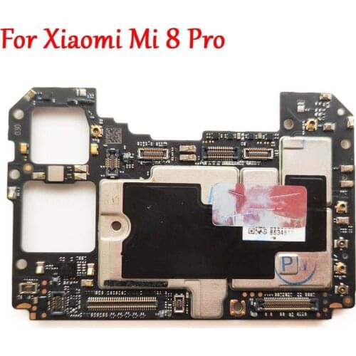 Tested Full Work Original Unlock Motherboard For Xiaomi Mi 8 Pro Mi8pro Explorer&UD Version Logic Circuit Board