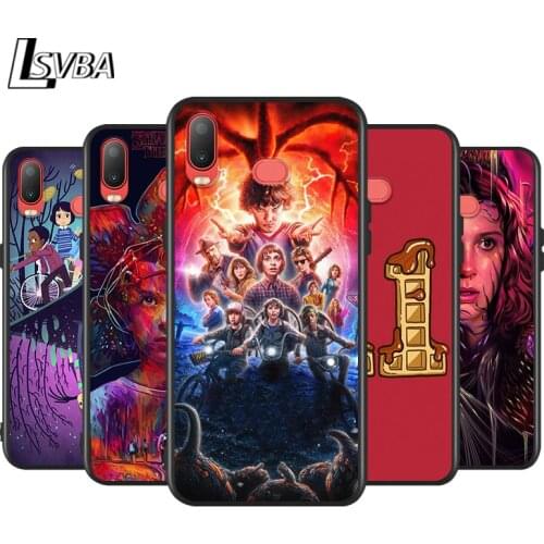 Silicone Cover Stranger things for Samsung Galaxy A9 A8 Star A7 A6 A5 A3 Plus 2018 2017 2016 Black Phone Case