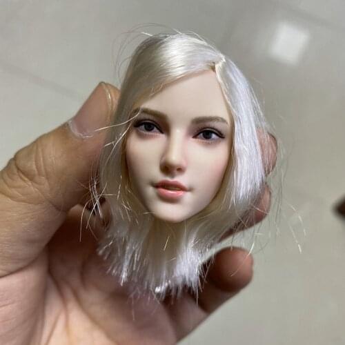 1/6 Scale Feamle Head Sculpt Sexy Female Hunter Head Carving For 12" action Figure SET036