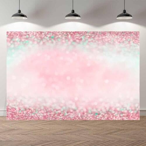 Thin Vinyl Colorful Bokeh Sparkling Portrait Kids Birthday Party Wedding Banner Photography Backdrop Photo Studio Background