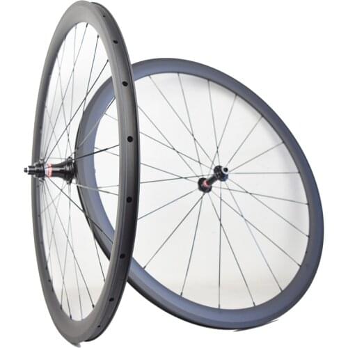 700C carbon wheels road bike 38mm tubular wheels clincher wheels 20.5mm 23mm 25mm wide with NOVATEC A291SB-SL F482SB-SL hub