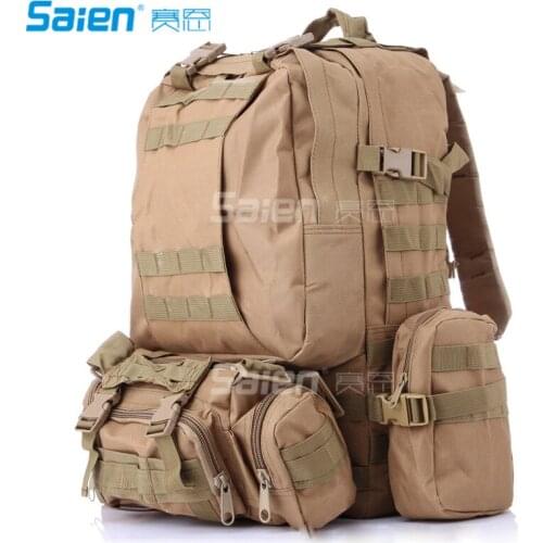 Outdoor 55L Rucksacks Tactical Backpack Assault Pack Combat Backpack Trekking Bag