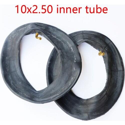 10X2.50 Inner Tube 10x2.5 Tube Innertube with bent valve 45 90 Degree valve for Baby Stroller Pram Scooter 10 Inch