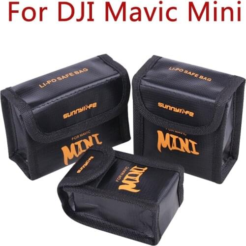 Mavic Mini Explosion-proof Battery Battery Safe Bag Protective Storage Bag for DJI Mavic Mini Battery
