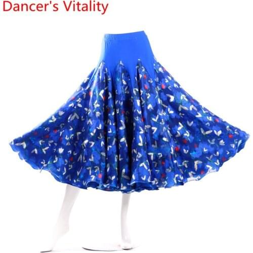 Modern dance skirt women ballroom dance skirt pendulum body practice ballroom Waltz skirt new colthing