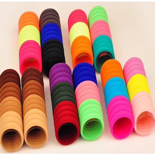 100pcs Gum Maker Hair Accessories for Women Headband Girls Headwear Elastic Bands Hair Ornaments Rubber Hair Band Scrunchie