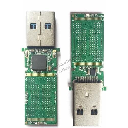 1PC IS917 PCBA for NAND Flash USB3.0 U Disk Weldable TSOP48 BGA132 BGA136 BGA152 Chips USB 3.0 U Disk PCB Main Controller DIY